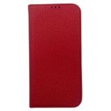 DRO Etui Smart mágneses könyvtok iPhone 15 6.1" piros