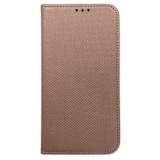 DRO Etui Smart mágneses könyvtok iPhone 15 6.1" rózsaarany