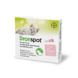 Dronspot rácsepegtető oldat kistestű macskáknak A.U.V. 2 x 0,35 ml