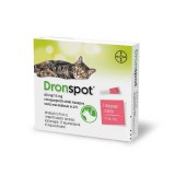 Dronspot rácsepegtető oldat közepes testű macskáknak A.U.V. 2 x 0,7 ml