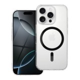 Drop Glue Colorful Ring Mag Cover kompatibilis a MagSafe-el SAMSUNG S25 PLUS fekete