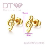 DT orvosi fém fülbevaló 1199