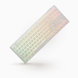 Ducky One 3 TKL RGB vezetékes mechanikus billentyűzet MX Black kapcsolóval, magyar kiosztás, fehér