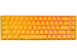 Ducky One 3 Yellow SF USB QWERTY angol Sárga Gamer billentyűzet