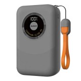 Dudao K21 Mini powerbank 1xUSB-A és 1xUSB-C csatlakozással 10000mAh 22.5W - szürke