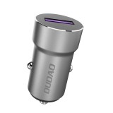 Dudao R4Pro USB-A Autós töltő - Szürke (22.5W) (DUVOOCQC)