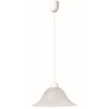 Duet Viokef függeszték lámpa 1x E27 fehér, alabástrom
