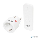 Dugalj szett, 1 aljzat, távirányítóval, 2300 W, HOME, fehér