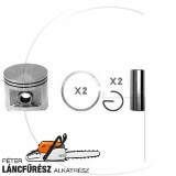 Dugattyu keszlet,HUSQVARNA: 372 