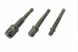 dugókulcs adapter  készlet 3r. 1/4"-3/8"-1/2"