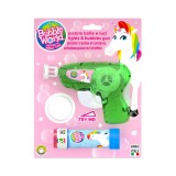 Dulcop Világító unikornis buborékfújó pisztoly szett 60ml folyadékkal