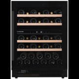 Dunavox DAUF-39.121DMB Flow beépíthető borhűtő matt fekete 39 palackos