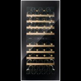 Dunavox DVH-70.185DB.TO Horizon beépíthető borhűtő fekete 70 palackos