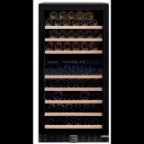 Dunavox DX-94.270DMBK Grande beépíthető borhűtő matt fekete 94 palackos