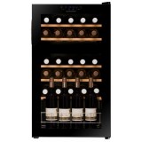 Dunavox DXFH-30.80 szabadonálló borhűtő fekete 30 palackos