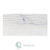 Dune Newbury Fürdőszoba/konyha dekorációs csempe, márványutánzat, fényes, fehér, 30 x 60 cm