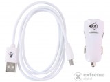 Dunlop E15214 Töltő külön kábellel MicroUSB, 2A/12/24V