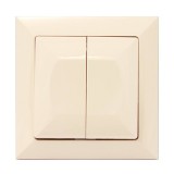Dupla kapcsoló Abex Pearl Bézs