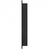 Dupla Polcos Zuhanyfülke Fekete 406×812 mm