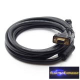 Duplán árnyékolt VGA hosszabbító kábel 3m