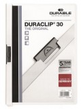 DURABLE DURACLIP® 30 A4 fehér klipes gyorsfűző
