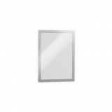 Durable Duraframe A4 10db-os ezüst öntapadó információs keret (488223)