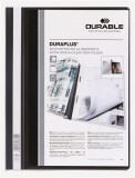 DURABLE DURAPLUS® A4 panorámás fekete gyorsfűző