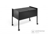 Durable Függőmappa tároló, görgős Eco 100 DUO, fekete