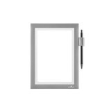 Durable Infókeret A5, öntapadó hátlap, mágneses záródás Duraframe® Note ezüst