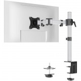Durable Select 13"-27" LCD TV/Monitor asztali tartó kar - Ezüst (509423)