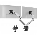 Durable Select Plus 17"-32" LCD TV/Monitor asztali tartó kar - Ezüst (2 kijelző) (509723)