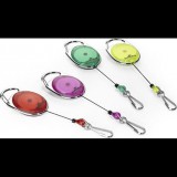 Durable Style jojós karabineres 1db lila névkitűző tartó (1)