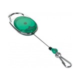 Durable Style jojós karabineres 1db zöld névkitűző tartó (832705)