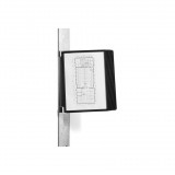 Durable Vario Magnet Wall 10 Bemutatótábla Tartó - Fekete (591801)