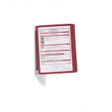 DURABLE Vario Wall 5, fali, 10 zsebbel, A4, piros - 5 db (555103)