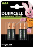 Duracell Duralock Recharge Ultra AAA Micro Akku 900mAh 4db/csom.