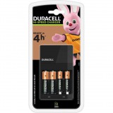 Duracell Ladegerät CEF14 inkl. 2x AA 1300mAh 2x AAA 750mAh (118577)