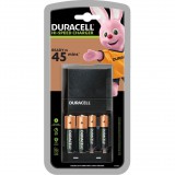 Duracell Ladegerät CEF27 inkl. 2x AA 1300mAh 2x AAA 750mAh (036529)