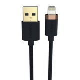 Duracell USB - Lightning kábel 1m fekete (USB7012A)