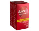 Durex Feel Thin - élethű érzés óvszer csomag (2x12db)