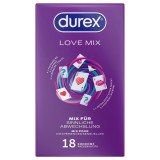 Durex Love Mix - óvszer csomag (18db)