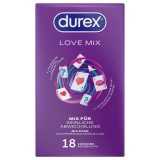 Durex Love Mix - óvszer csomag (18db)