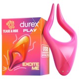 Durex Tease & Ride - Intim pont vibrátor (pink)
