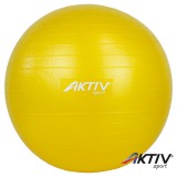 Durranásmentes labda Aktivsport 45 cm sárga
