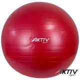 Durranásmentes labda Aktivsport 75 cm piros
