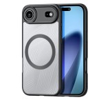 DUX DUCIS AIMO szilikon telefonvédő (ütésállóság, kameravédő, MagSafe, hullám) FEKETE Apple iPhone 17 Air