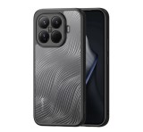 DUX DUCIS AIMO szilikon telefonvédő (ütésállóság, kameravédő, matt, hullám) FEKETE
