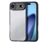 DUX DUCIS AIMO szilikon telefonvédő (ütésállóság, kameravédő, matt, hullám) FEKETE Apple iPhone 17 Air