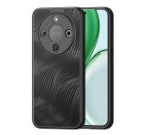 DUX DUCIS AIMO szilikon telefonvédő (ütésállóság, kameravédő, matt, hullám) FEKETE Honor Magic 8 Lite