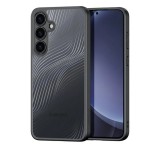 DUX DUCIS AIMO szilikon telefonvédő (ütésállóság, kameravédő, matt, hullám) FEKETE Samsung Galaxy S25 Plus (SM-S936)